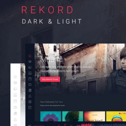 Rekord -Ajaxify Music - Events - Podcasts Multipurpose WordPress Theme