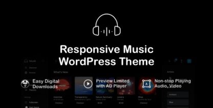 Musik v4.2 Responsive Music WordPress Theme